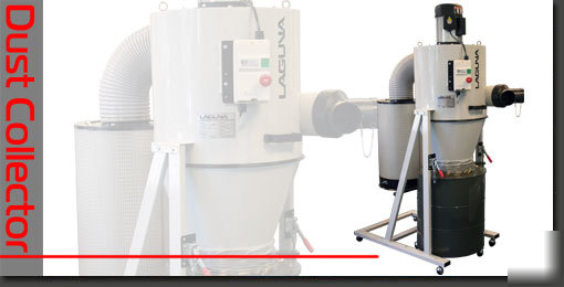New ~ laguna tools 2 hp mobile cyclone dust collector~