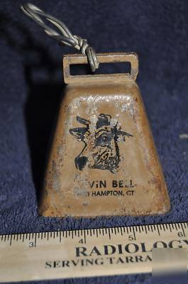 Vintage cow bell tan