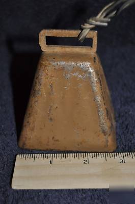 Vintage cow bell tan