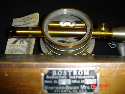  collectible surveying instrument (bostrom-brady)
