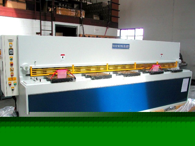New birmingham 10' x 10 ga heavy duty hydraulic shear