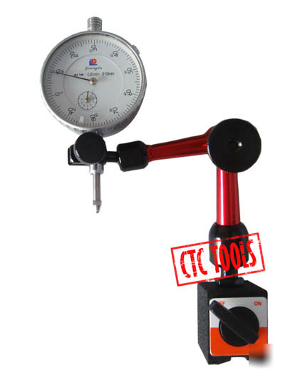 New industrial dial indicator gauge & magnetic base D14