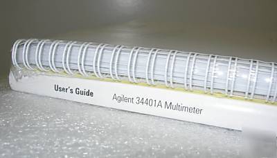 New sealed agilent 34401A set of manuals + software 