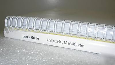 New sealed agilent 34401A set of manuals + software 