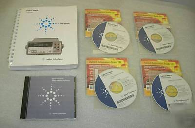 New sealed agilent 34401A set of manuals + software 