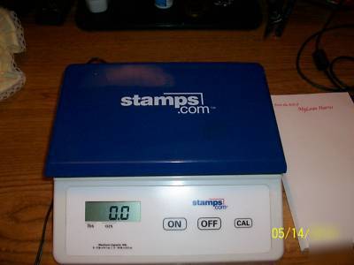 Postal scales 10 lb capacity.