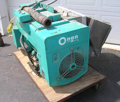 15 kw onan 4CY propane commercial generator w. transfer