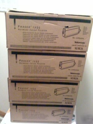 4 hi-yield xerox 006R90293 black toner phaser 1235 