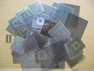 43PCS bga rework reballing template stencil+3SOLDERBALL