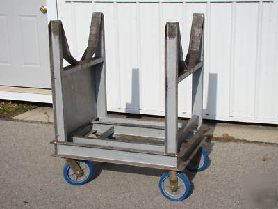 55 gallon barrel drum cart tow dolly hand truck wagon