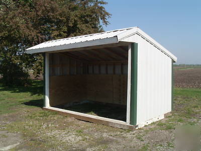 8'X12' building,shelter,hut for livestock,feed,supplies