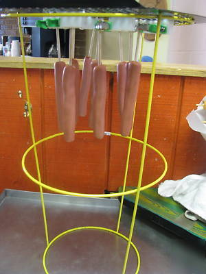 Custom corn dog fryer equipment-dog holder & stand