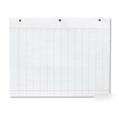 Data pad w/numbered column headings, narrow rule, ltr, 