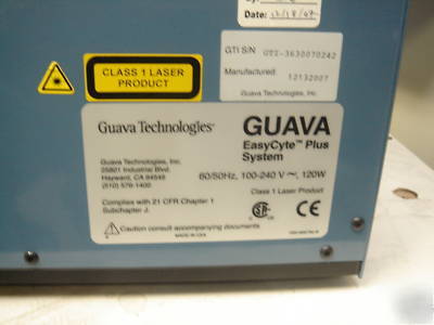 Guava technology easycyte plus cell cytometer system 