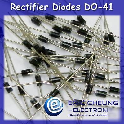 1N4001 200PCS rectifier diodes do-41 (or 1N4004,1N4007)