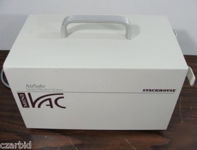 Airsafe stackhouse minivac smoke filtration vac system