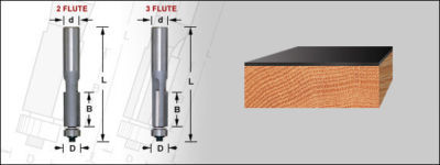 Amana flush trim w/ball bgr guide 1/2 shk 3 flute 47118