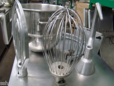 Authentic hobart 60QT to 40QT reducer mixing bowl + att