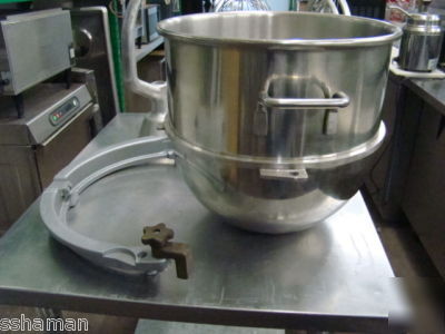 Authentic hobart 60QT to 40QT reducer mixing bowl + att