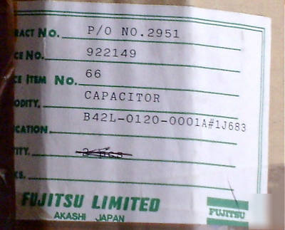 Capacitor 68000UF 63VW electrolytic marcon fujitsu