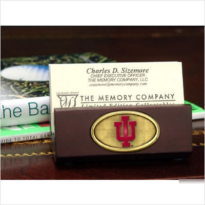 Indiana university business card holder