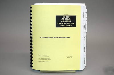 Leco cs-400 CS400 carbon sulfur determinator analyzer