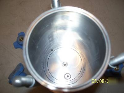 Millepore hazardous waste filter pressure vessel s.s.