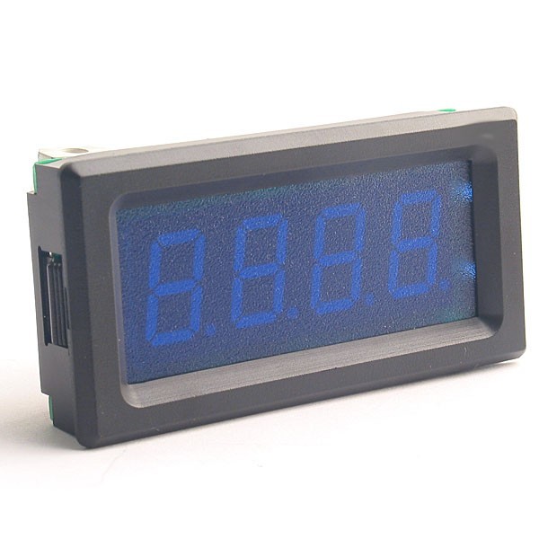 New 4 digit dc 20V blue led digital meter volt 