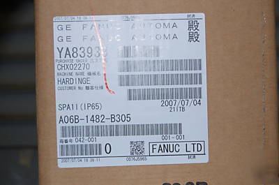 New fanuc spindle motor A06B-1482-B305- w/ warranty 