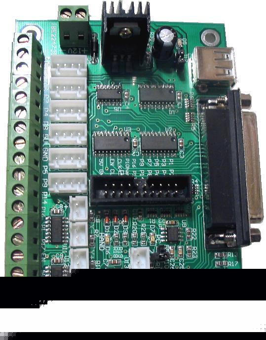 New high speed 6 axis parallel cnc interface board card