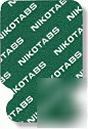 Nikotab ekg electrodes/sticky tabs for resting ekg