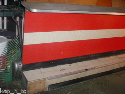 Origional 50's art deco mid century modern front bar 
