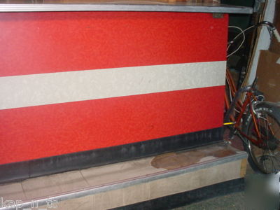 Origional 50's art deco mid century modern front bar 