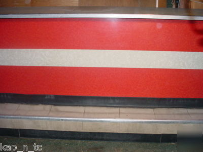 Origional 50's art deco mid century modern front bar 