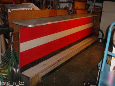 Origional 50's art deco mid century modern front bar 