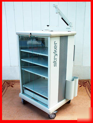 Stryker extra wide or equipment cart w / monitor arm 