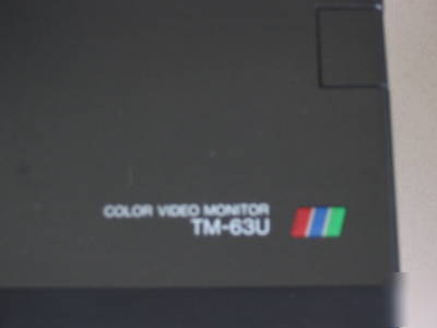 Jvc tm-63U color video monitor-5