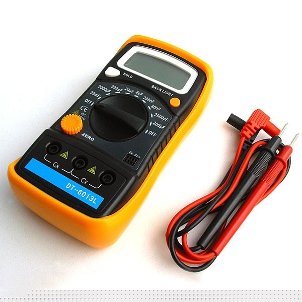 Lcd digital capacitance multimeter components tester
