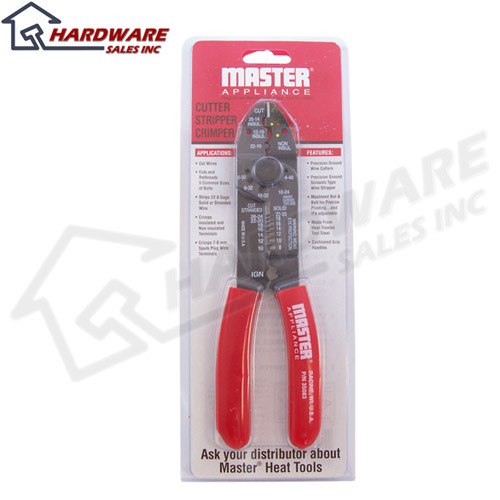 New master appliance 35083 wire cutter/crimper/stripper 