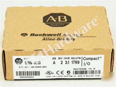 New * sealed* allen bradley 1769-IQ16 /a 1769IQ16 11/09