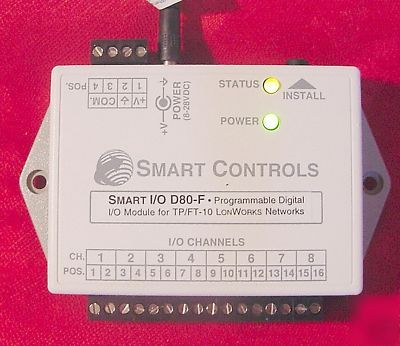 New smart controls s-D80-f i/o module * lonworks * 