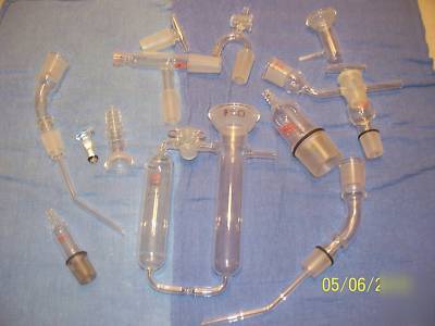 12 chemistry lab glassware pyrex pope ace kontes nice 