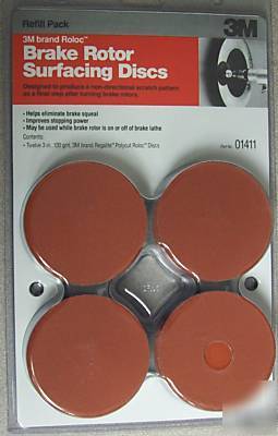 3M brake rotor surfacing kit refill pack of 12, 01411