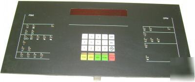 Agie control cabinet input panel