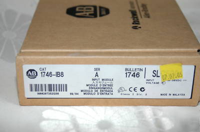 Allen bradley 1746-IB8 good as sealed 30 day warranty