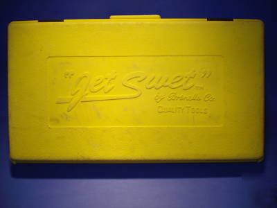 Brenelle 6100 jet swet plumbing tool set carrying case