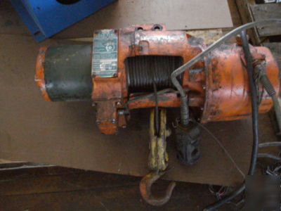 Budgit 1/2 ton 1000 lb electric chain hoist