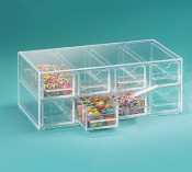 Cal-mil topping dispenser w/ 8 notched drawers |287