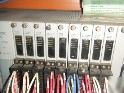 Complete texas instruments system 505 plc rack