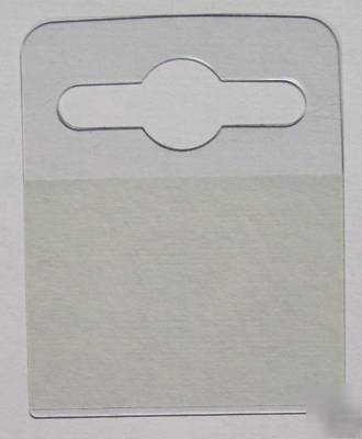 Hang tabs 100 euroslot 42MM x 52MM self adhesive clear
